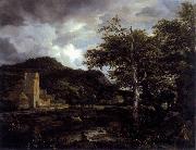 Jacob Isaacksz. van Ruisdael The Cloister Spain oil painting artist